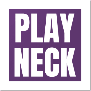 Play Neck White Posters and Art